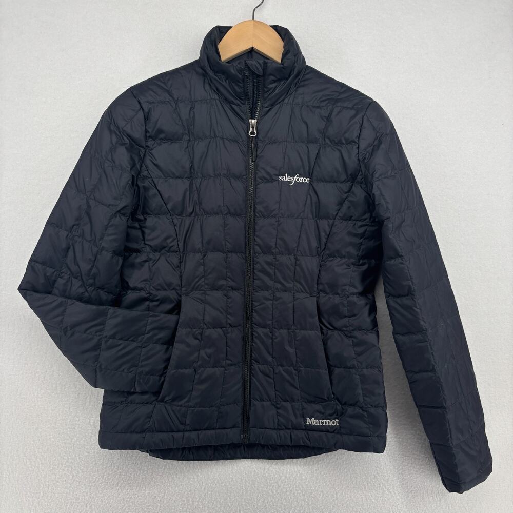 MARMOT Jacket Womens XS SALESFORCE San Francisco CA Sol Down Fill Black